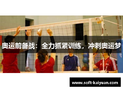 奥运前备战：全力抓紧训练，冲刺奥运梦